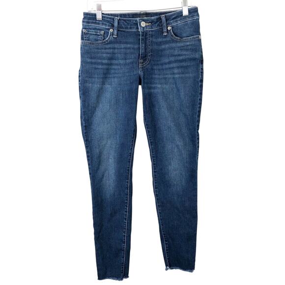 Lucky Brand Women's Lolita Super Skinny Mid-Rise Frayed Hem Jeans Size 6/28 - Picture 1 of 10